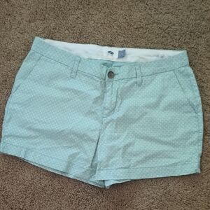 Old Navy Green Bermuda Shorts Casual Cotton Style